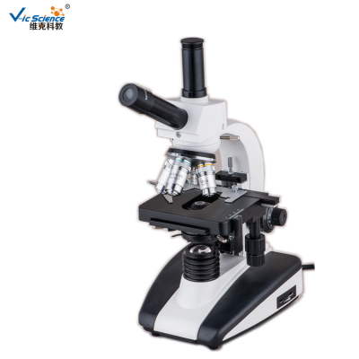 Vic Science Hospital Biological Lab Microscope Dual Viewing Head Microscope