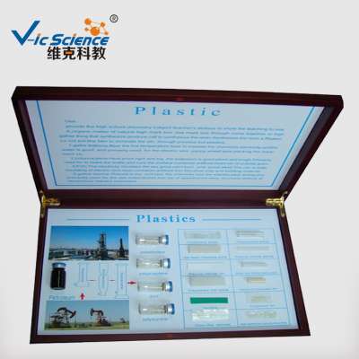 Educational Study Teaching  PE/PP/PVC (17 kinds) Plastic  products Sample Material specimen